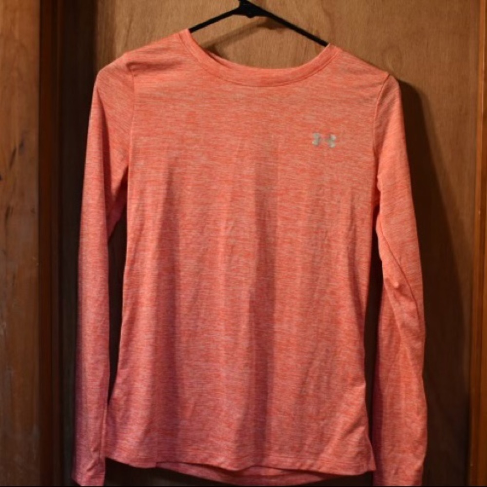 Under Armour Orange Long Sleeve Size Extra Small